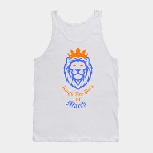 Vintage Kings Birthday in March Essential Gift T-Shirt Tank Top